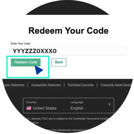 Haz clic en Canjear código y disfruta de la recompensa