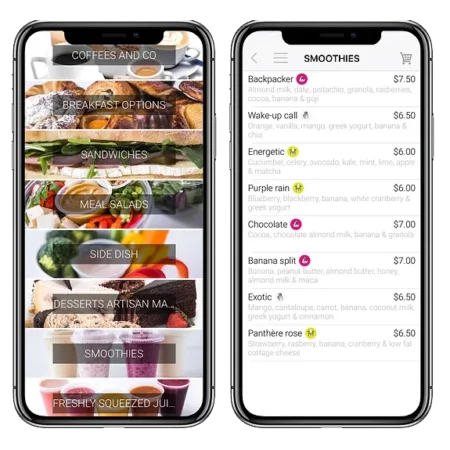 Integrated online ordering on mobile