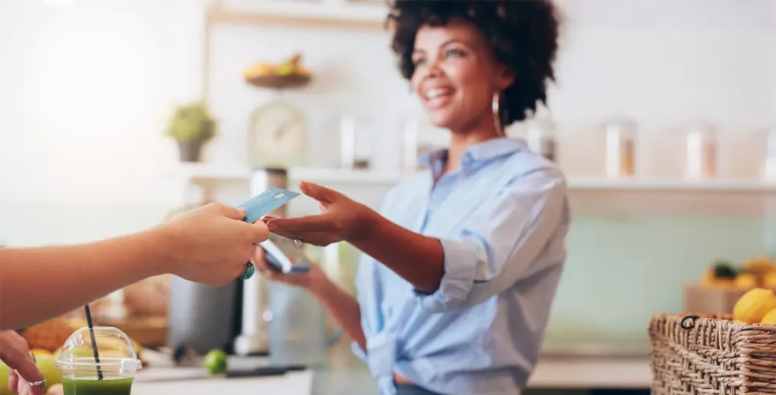 Shop owner receives a credit card payment after a First Data error code.