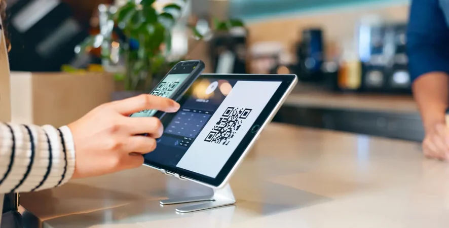 smartphone and machine for point of sale